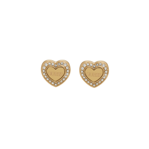 Kolczyki serca z cyrkoniami Guess JUBE04035JWY