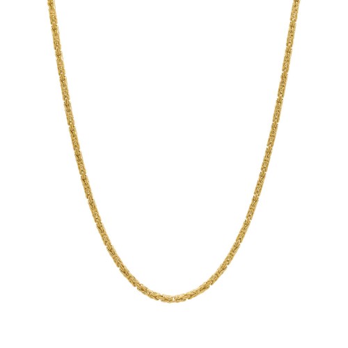 Złoty łańcuszek królewski 585 55 cm