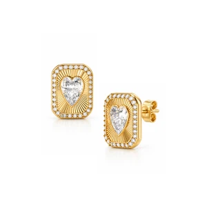 Kolczyki Guess Crystal Love JUBE06/357JW/YG