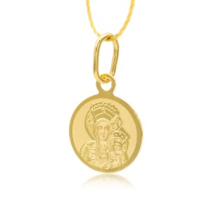 Złoty medalik Matka Boska LA15496 Verona
