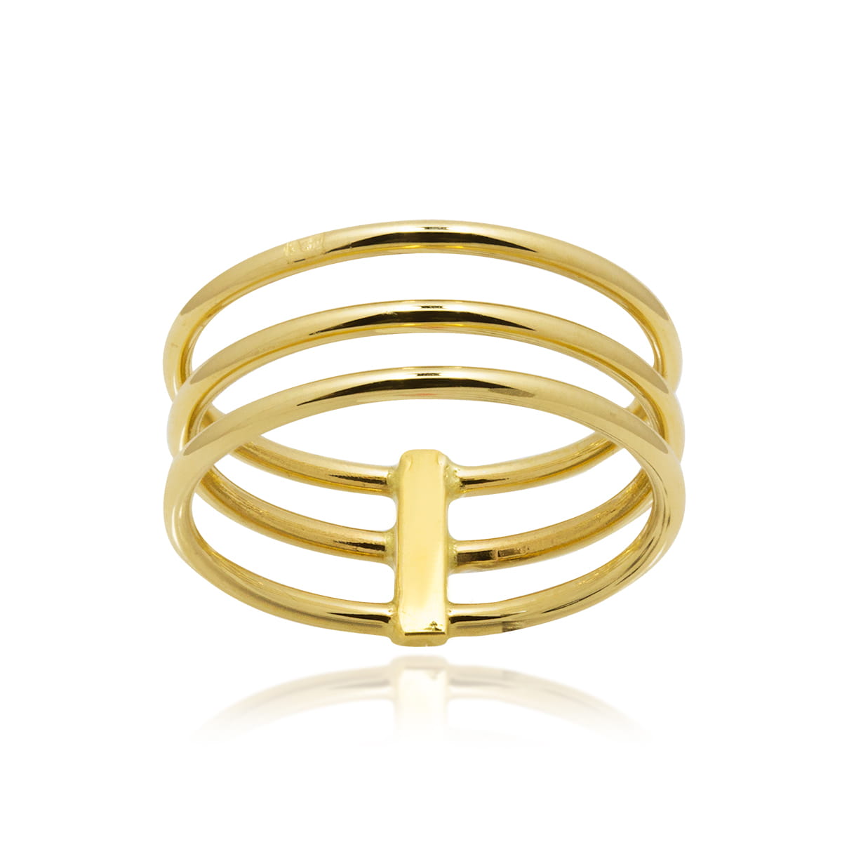 Złoty pierścionek potrójny Dall'acqua